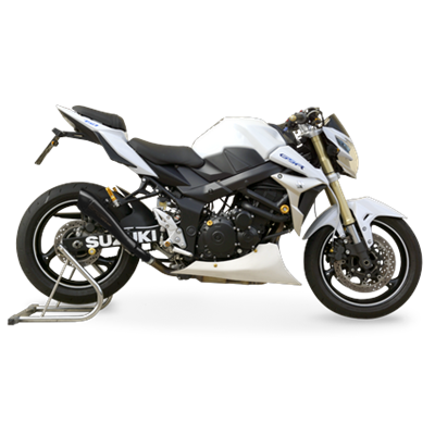 Moto exhaust HP Corse HYDROFORM BLACK Suzuki GSR 750 2011 - 2016