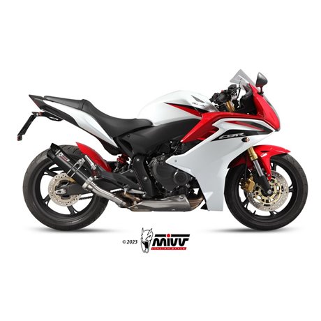 Moto exhaust MIVV GP-C BLACK with carbon cap HONDA CBR 600 F 2011  -  2013