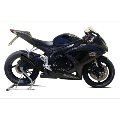 Moto Auspuff HP Corse HYDROFORM BLACK Suzuki GSX-R 750 2008 - 2010