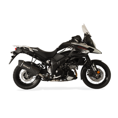 Moto Auspuff HP Corse SPS CARBON BLACK Suzuki V-STROM 1000 2017 - 2020