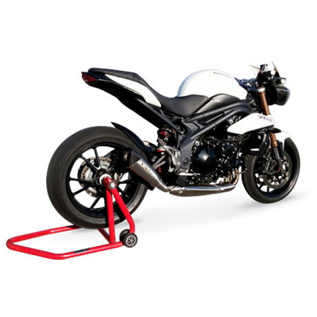 Moto výfuk HP Corse EVOXTREME 310mm SATIN Triumph SPEED TRIPLE 1050 2011 - 2015