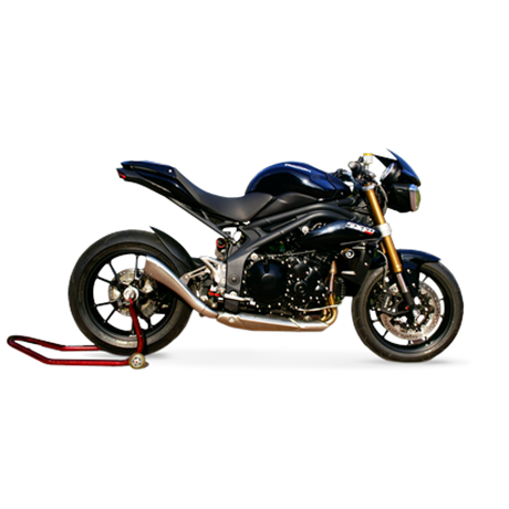 Moto exhaust HP Corse HYDROFORM SATIN Triumph SPEED TRIPLE 1050 2011 - 2015
