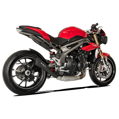 Moto exhaust HP Corse HYDROFORM BLACK Triumph SPEED TRIPLE 1050 2016 - 2018