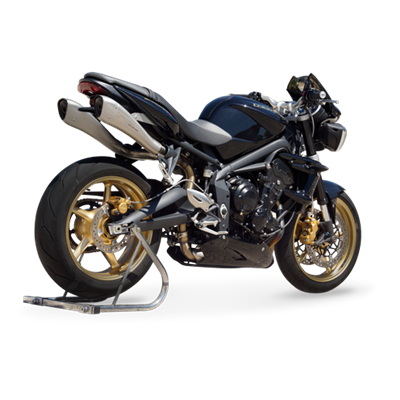 Moto exhaust HP Corse HYDROFORM SATIN Triumph STREET TRIPLE 675 2007 - 2012