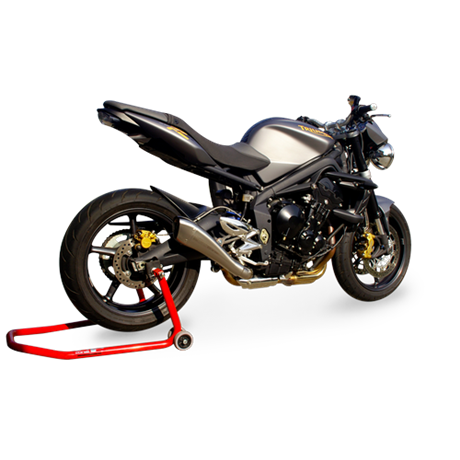 Moto výfuk HP Corse HYDROFORM SATIN Triumph STREET TRIPLE 675 2007 - 2012
