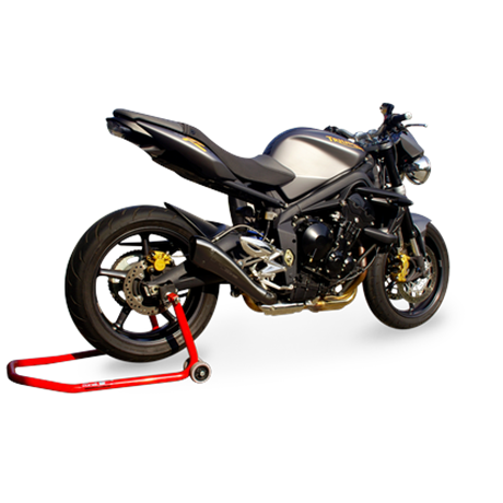 Moto výfuk HP Corse HYDROFORM BLACK Triumph STREET TRIPLE 675 2007 - 2012