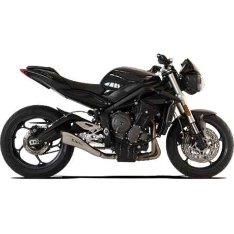 Moto výfuk HP Corse HYDROFORM SATIN Triumph STREET TRIPLE 765 S/R/RS 2017 - 2022