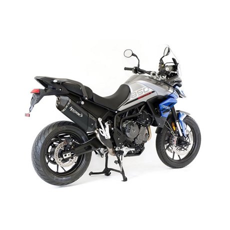 Moto výfuk HP Corse SPS CARBON 350 BLACK Triumph TIGER 850/900 2021 - 2023