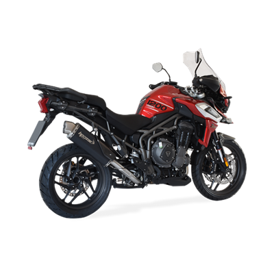 Moto Auspuff HP Corse 4-TRACK R BLACK Triumph TIGER 1200 XR/XRX/XCX / XRT/XCA/XRX 2018 - 2020