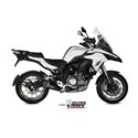 Moto exhaust MIVV BENELLI TRK 502 2017 - DELTA RACE Inox black
