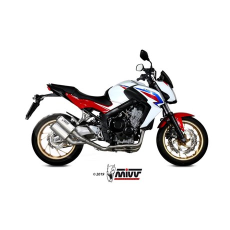 Moto exhaust MIVV MK3 ST. STEEL HONDA CB 650 F 2014  -  2018