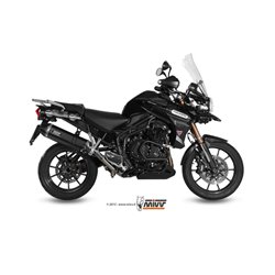 Moto exhaust MIVV TRIUMPH TIGER EXPLORER 1200 2012 - 2015 SPEED EDGE Inox black