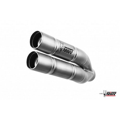 Moto exhaust MIVV DOUBLE GUN ST. STEEL HONDA CB 1000 R 2008  -  2017