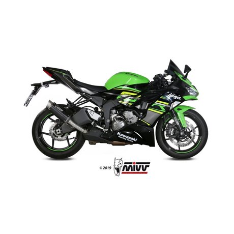 Moto exhaust MIVV GPpro BLACK KAWASAKI ZX-6 R 636 2019  -  2020