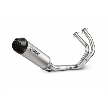 Moto exhaust MIVV OVAL TITANIUM with carbon cap KAWASAKI Z650 2017  -  2023